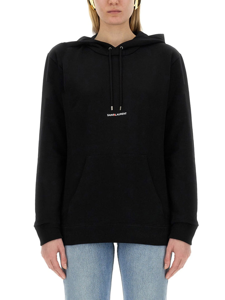 Saint Laurent Sweatshirts - Black | 46de362b07d6552623ed82b5cc8eb2790d09d7dc