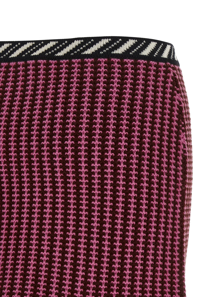 Versace Crochet Knit Skirt Skirts - Pink | aa8a020e2c739fe2e6b3e88d55e8f4650e493abb