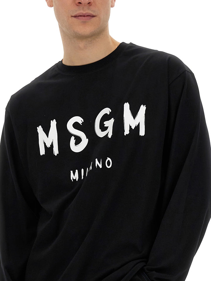 MSGM T shirts - Black | Wanan Luxury