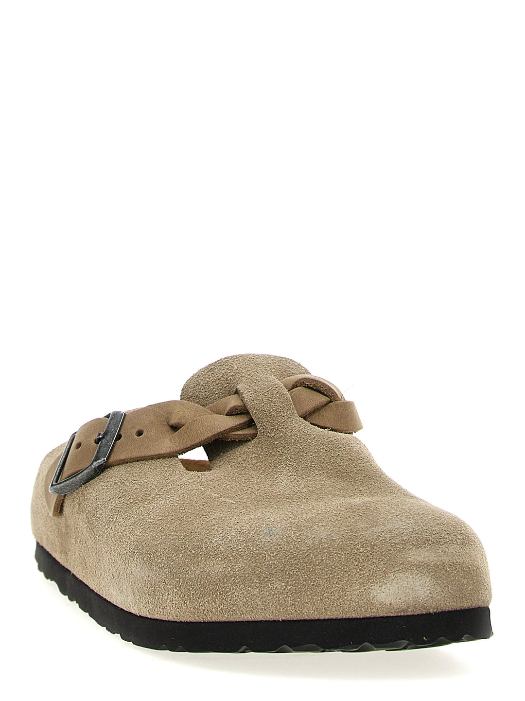 Boston Braided Flat Shoes Beige