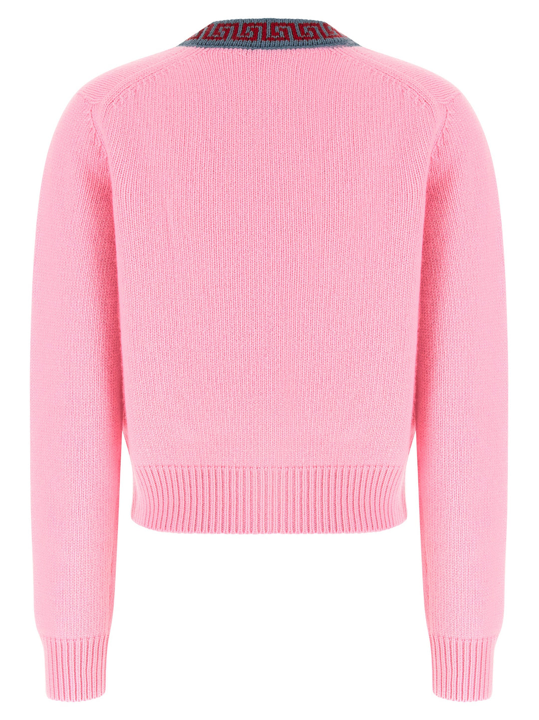 Versace Wool And Cashmere Cardigan Sweaters and Cardigans - Pink | 06605b4a6cbd98c5b8f0c8c67d433ca8598975d5