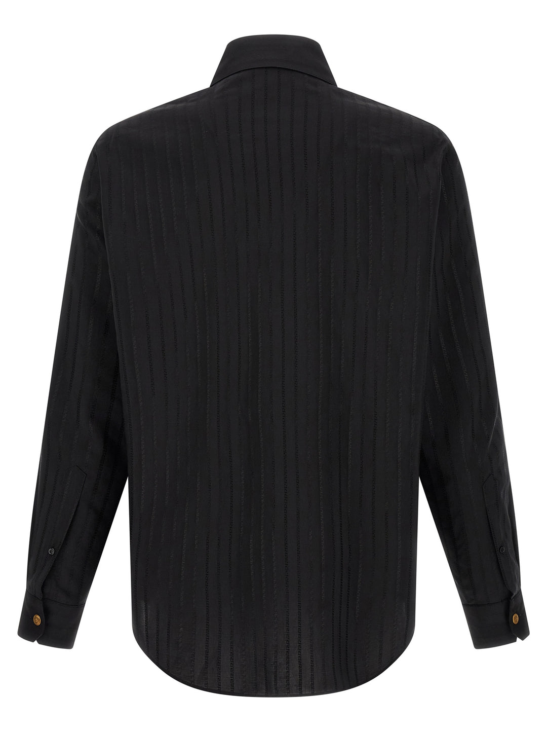 Versace Jacquard Silk Shirt Shirt and Blouse - Black | 7508061da83e1a52c81353b2cc3df9d71a80aeaf