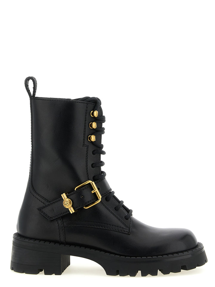 Versace Ankle Boots With Buckle Boots and Ankle Boots - Black | 2eb97bce88381fed6e7269845245e0638a6df7f4