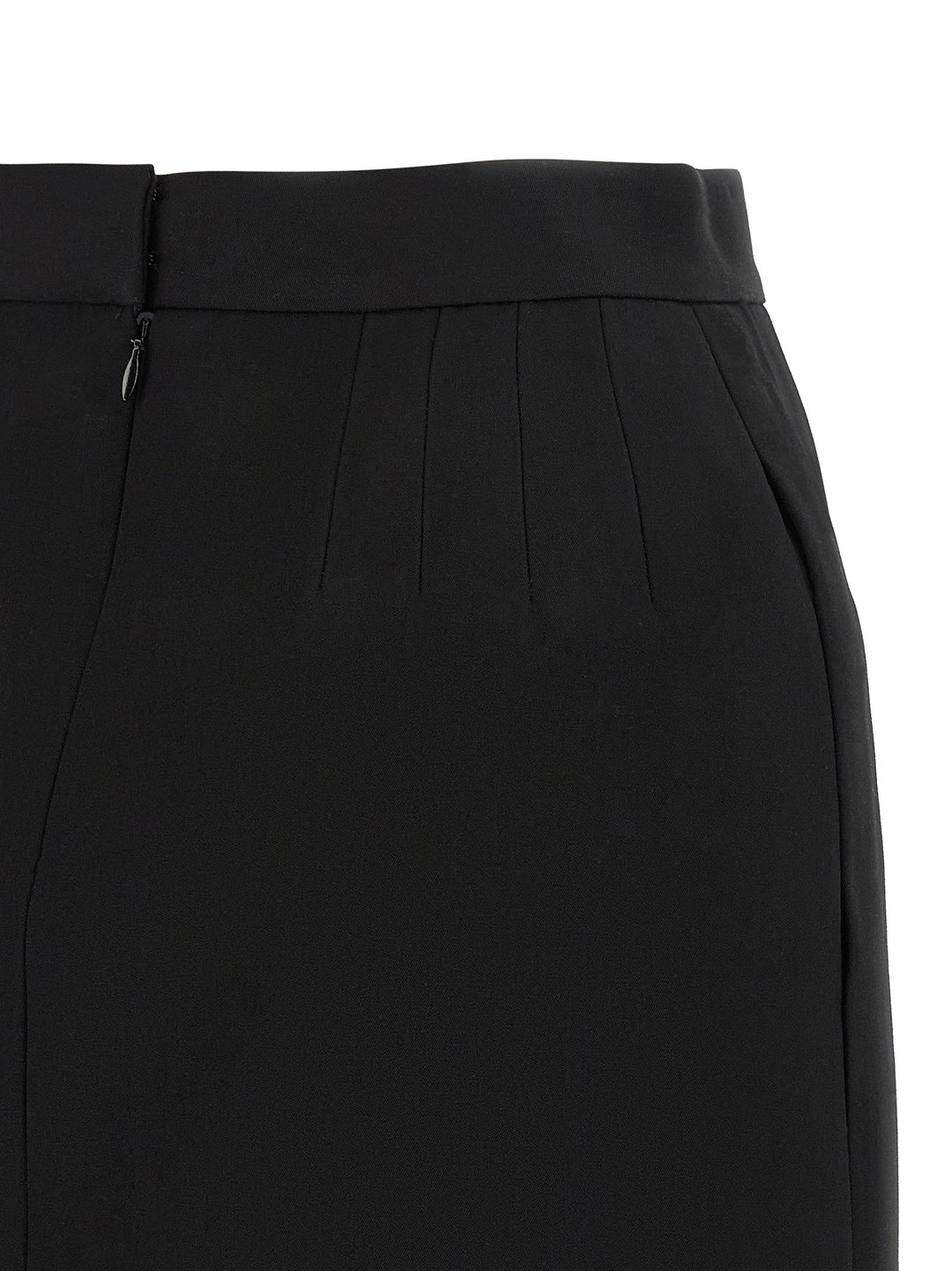 Versace Grain De Poudre Wool Skirt Skirts - Black | 3e9615de1e93c0e48e5aee8422c5b4ce7baba92f