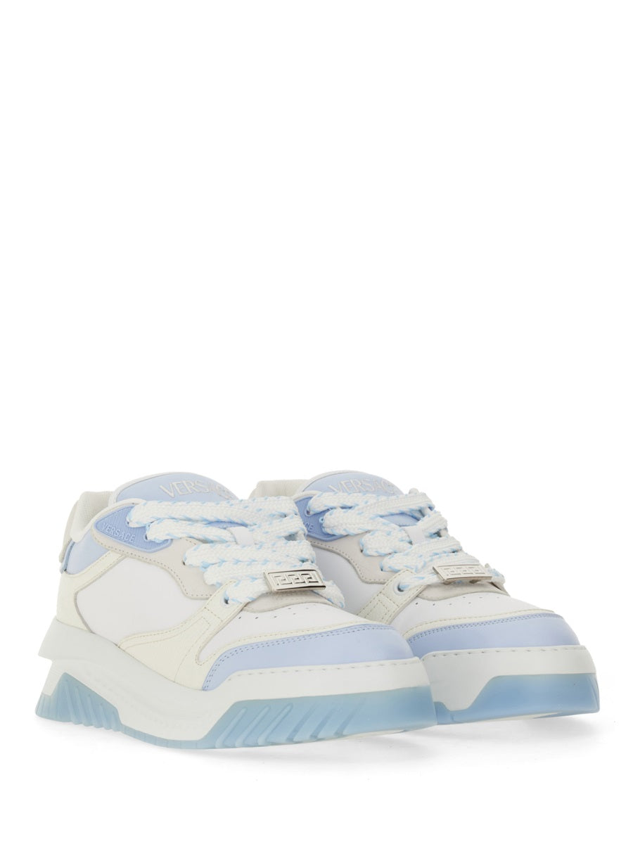 Versace Sneakers - White, Light Blue | Wanan Luxury