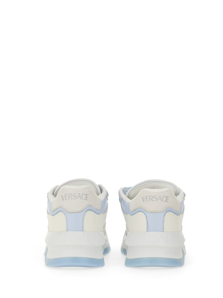 Versace Sneakers - White, Light Blue | Wanan Luxury