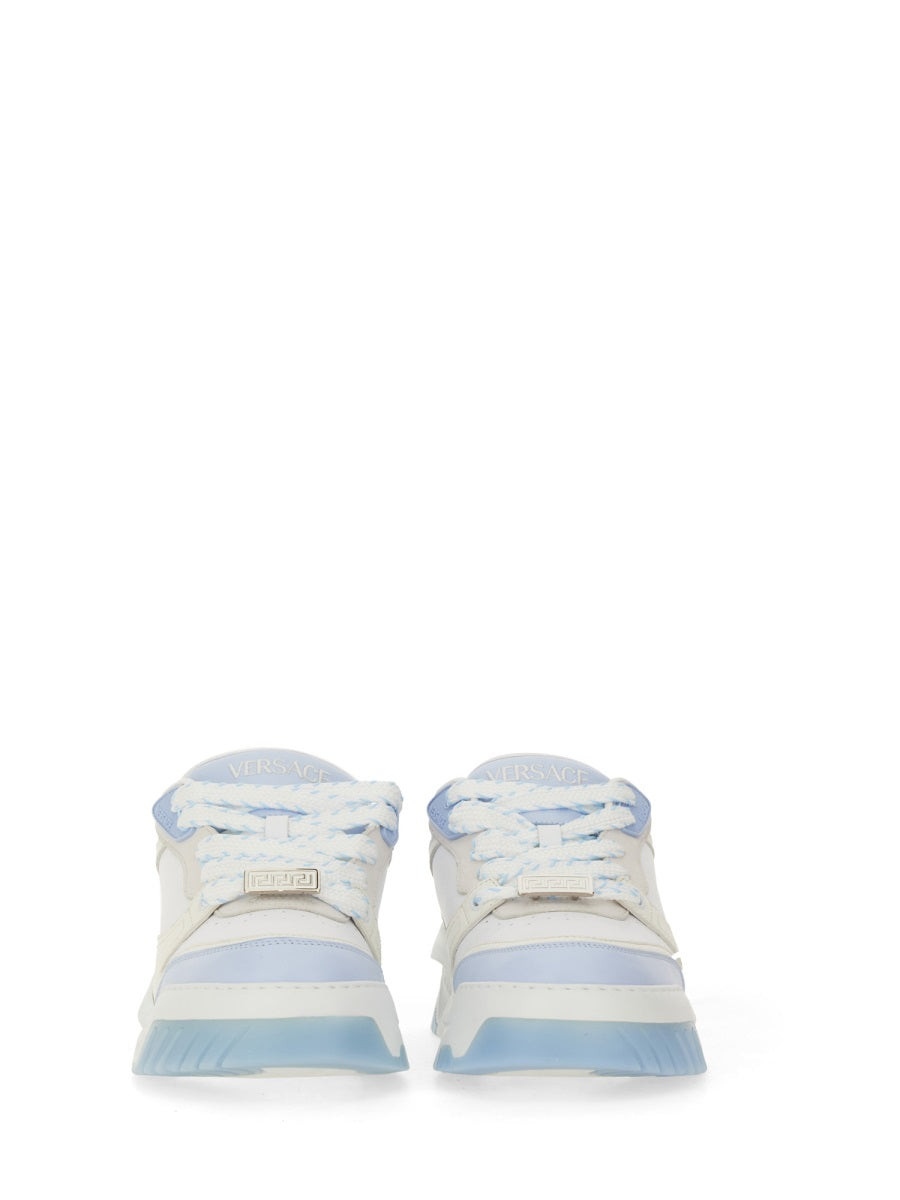 Versace Sneakers - White, Light Blue | Wanan Luxury