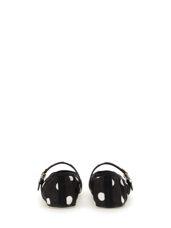 Dolce & Gabbana Flat Shoes - Black | Wanan Luxury