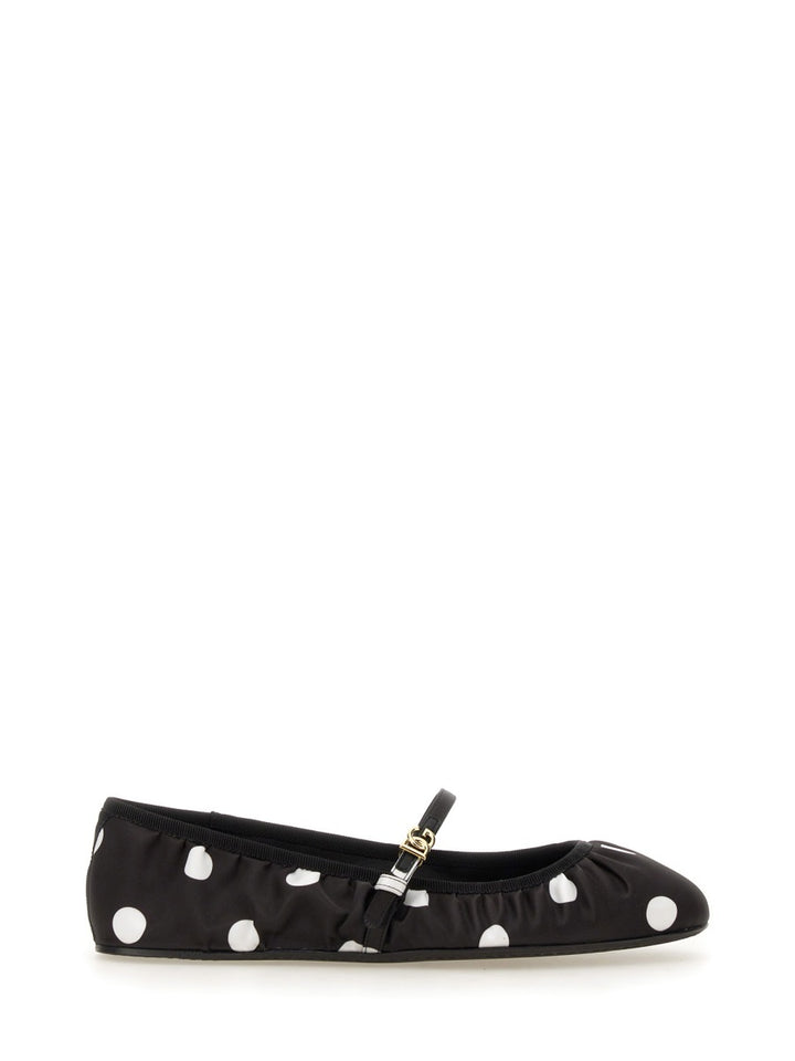 Dolce & Gabbana Flat Shoes - Black | Wanan Luxury