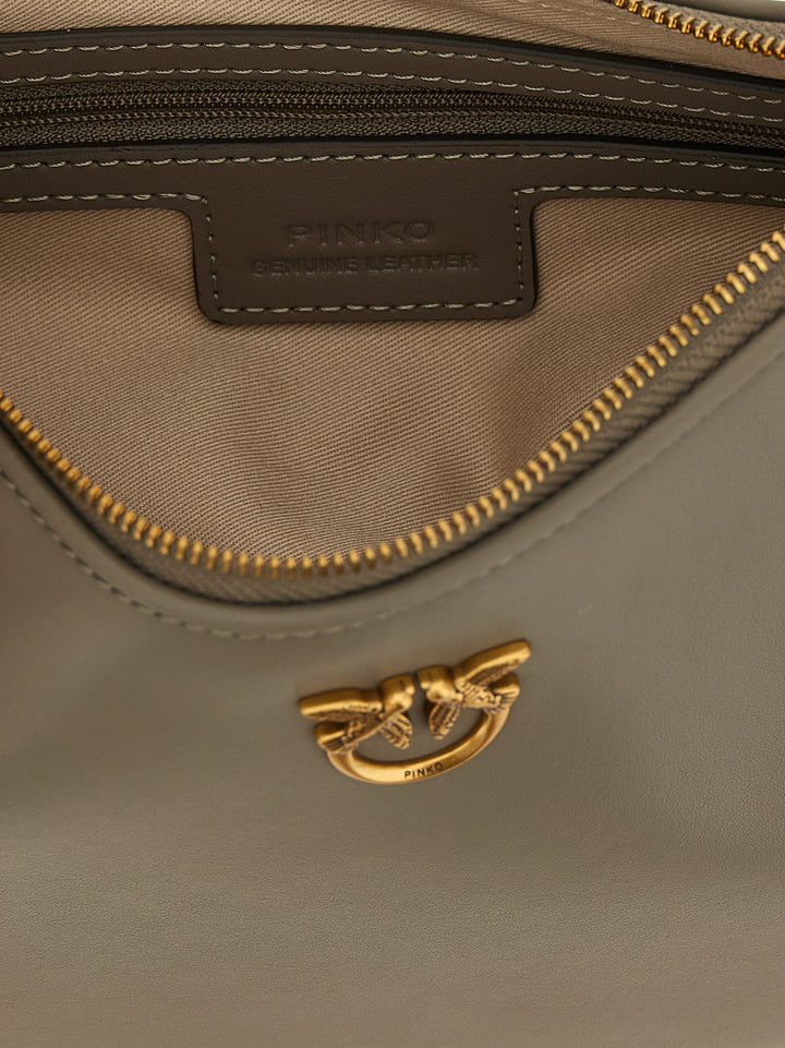 Pinko Half Moon Mini Shoulder Bags - Beige | af449f9da53f3c4a621d98d74685181c481043cb