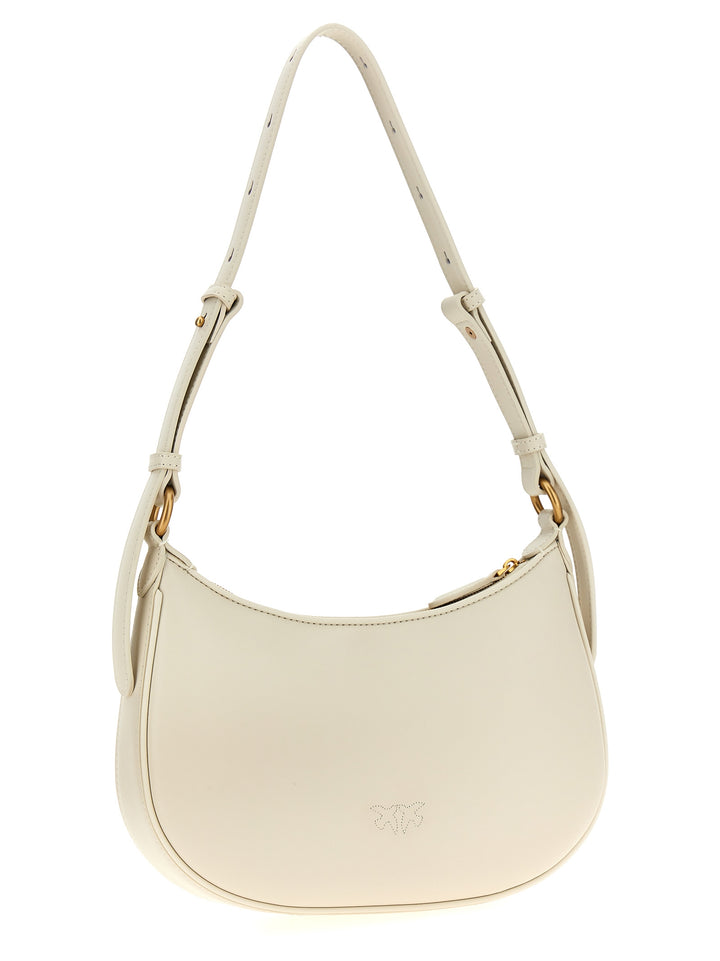 Half Moon Mini Hand Bags White