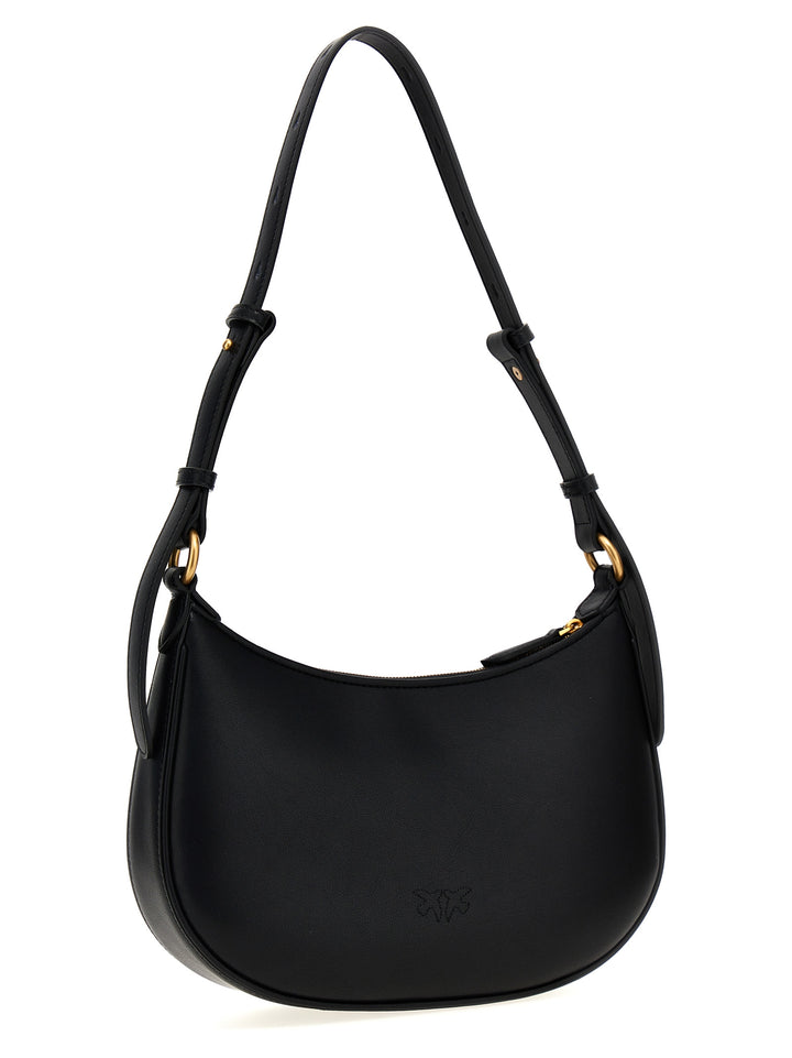 Half Moon Mini Hand Bags Black