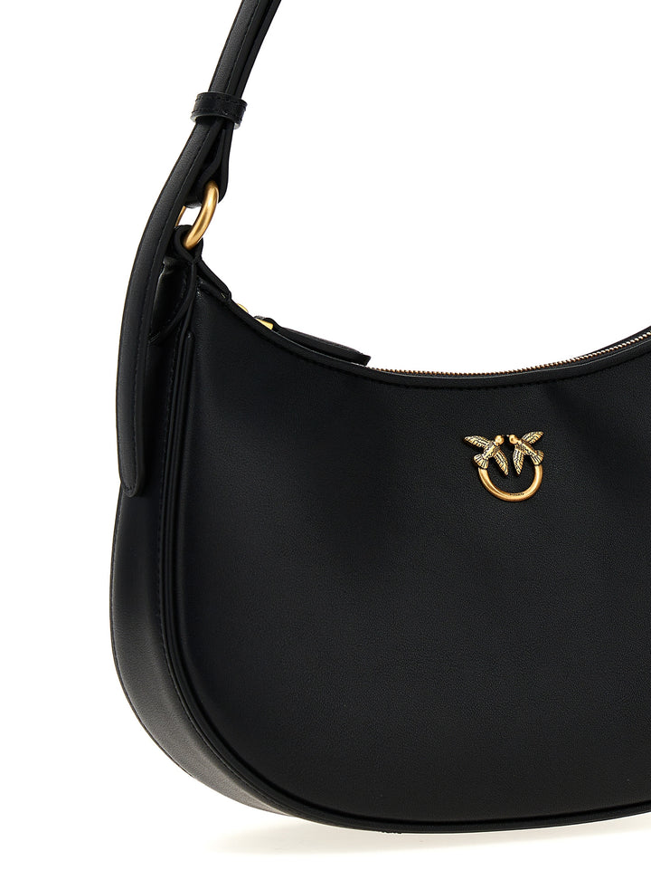 Half Moon Mini Hand Bags Black