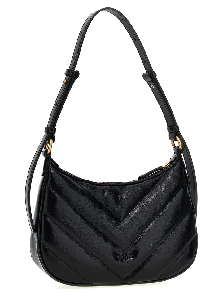 Half Moon Mini Shoulder Bags Black