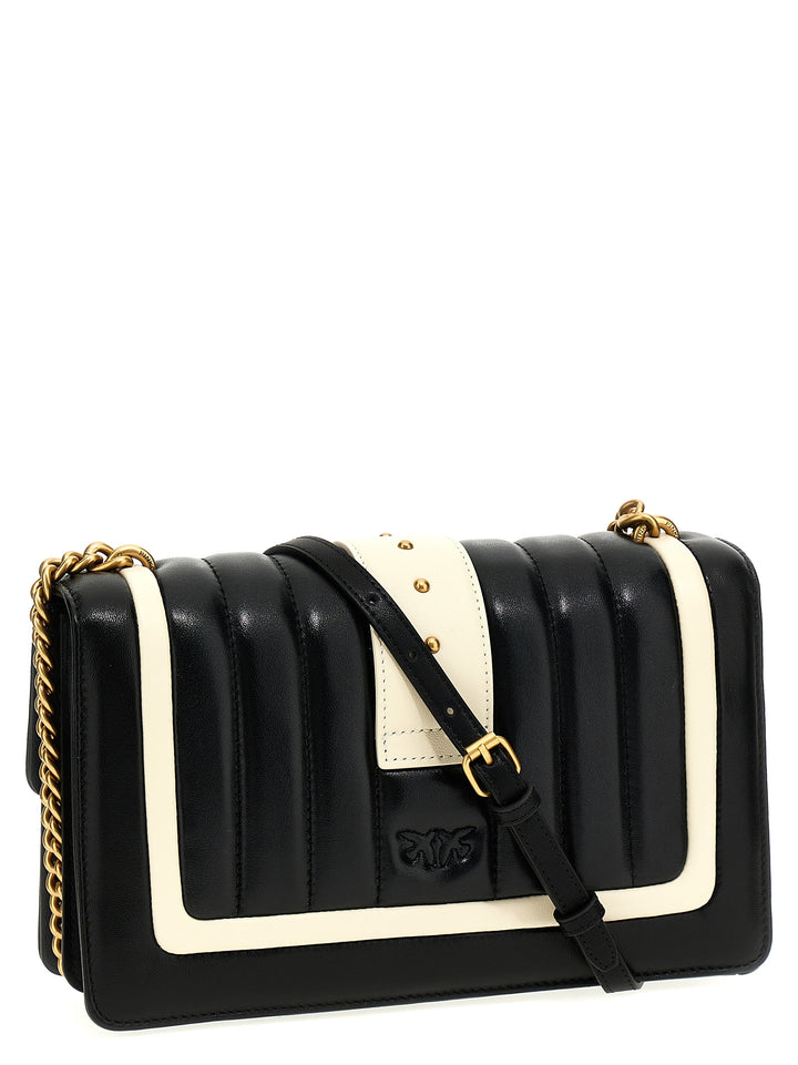 Love One Classic Crossbody Bags White/Black