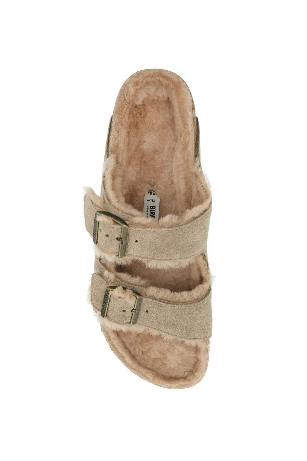 Narrow Fit Arizona Shearling Slides