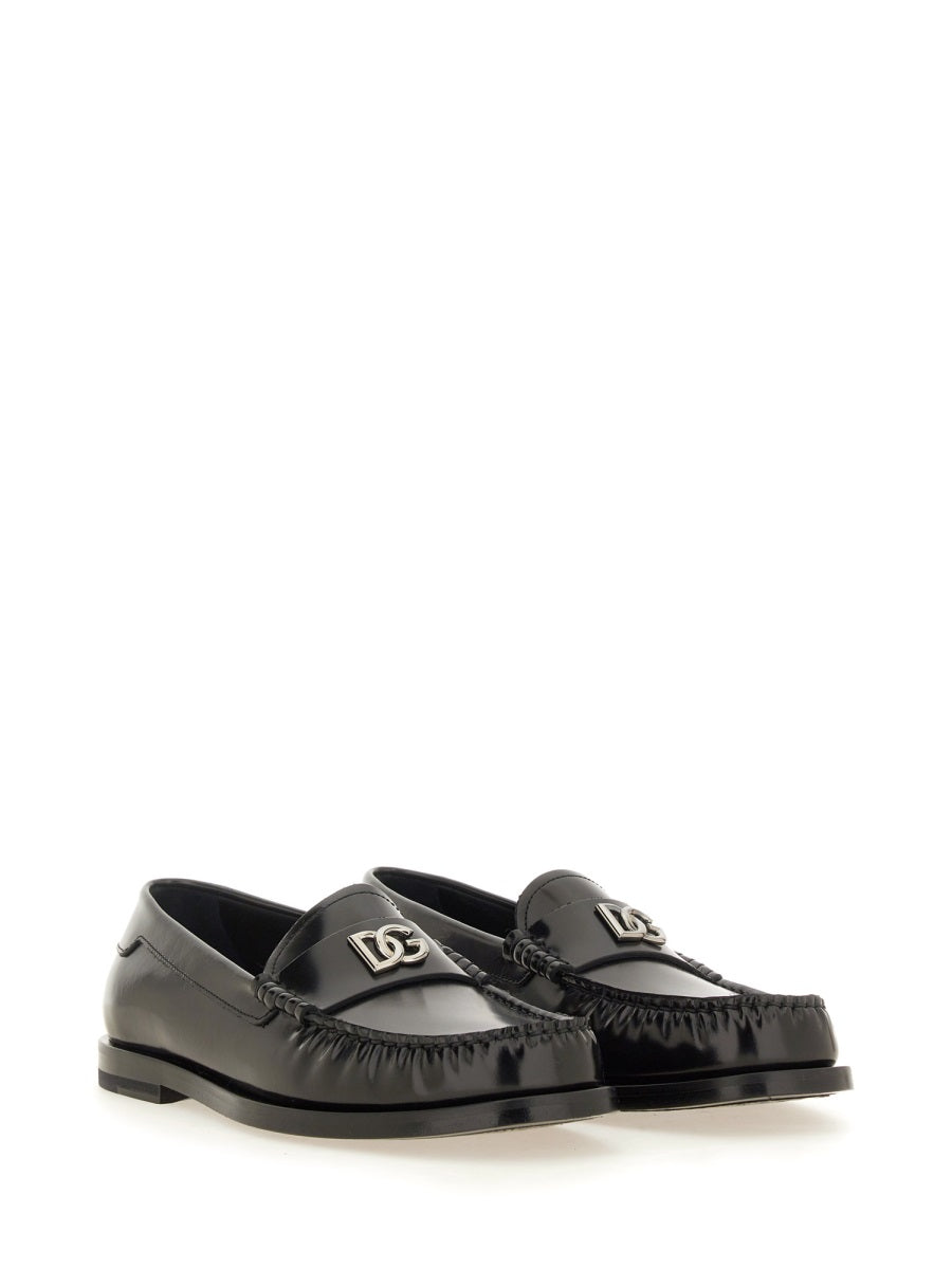 Dolce & Gabbana Loafers - Black | Wanan Luxury