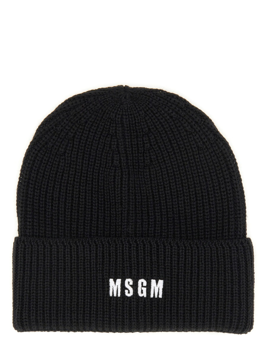 MSGM Hats - Black | Wanan Luxury