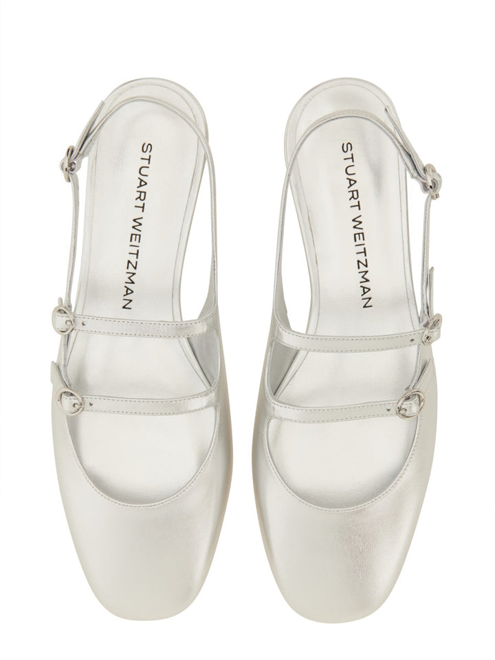 Stuart Weitzman Flat Shoes - Silver | Wanan Luxury