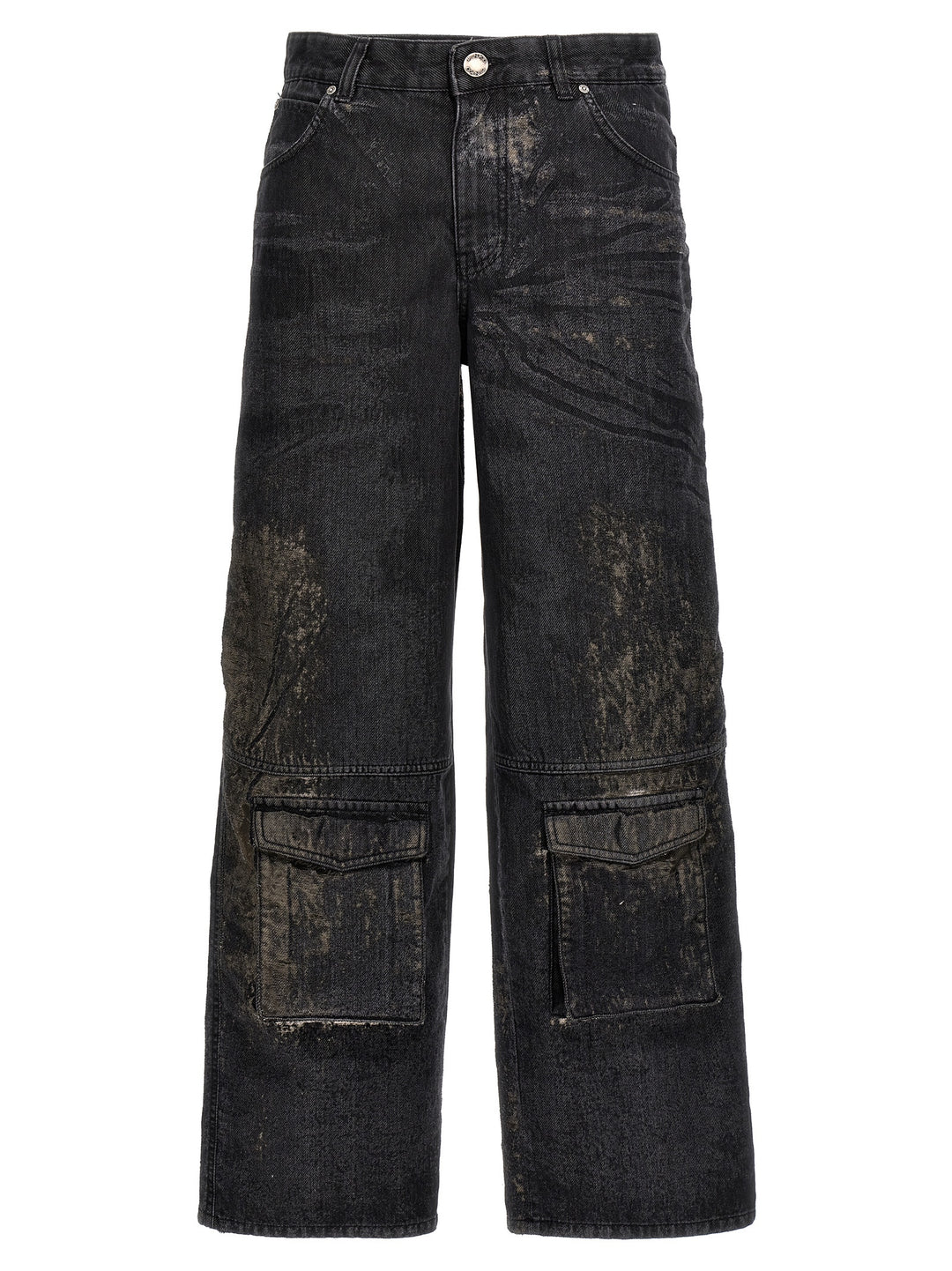 Cargo Denim Devorè Jeans Black