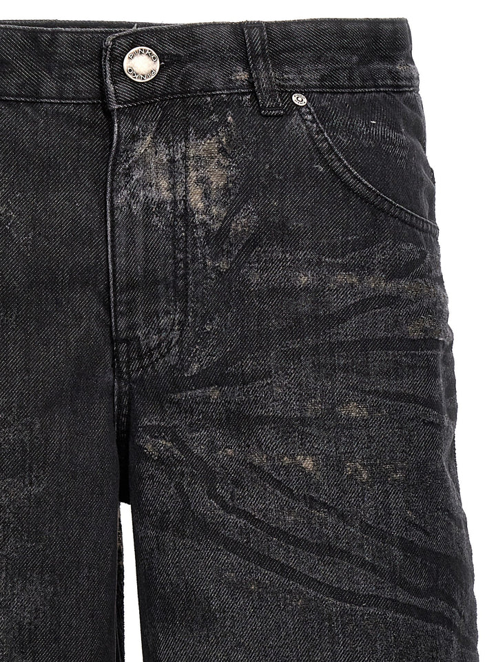 Cargo Denim Devorè Jeans Black