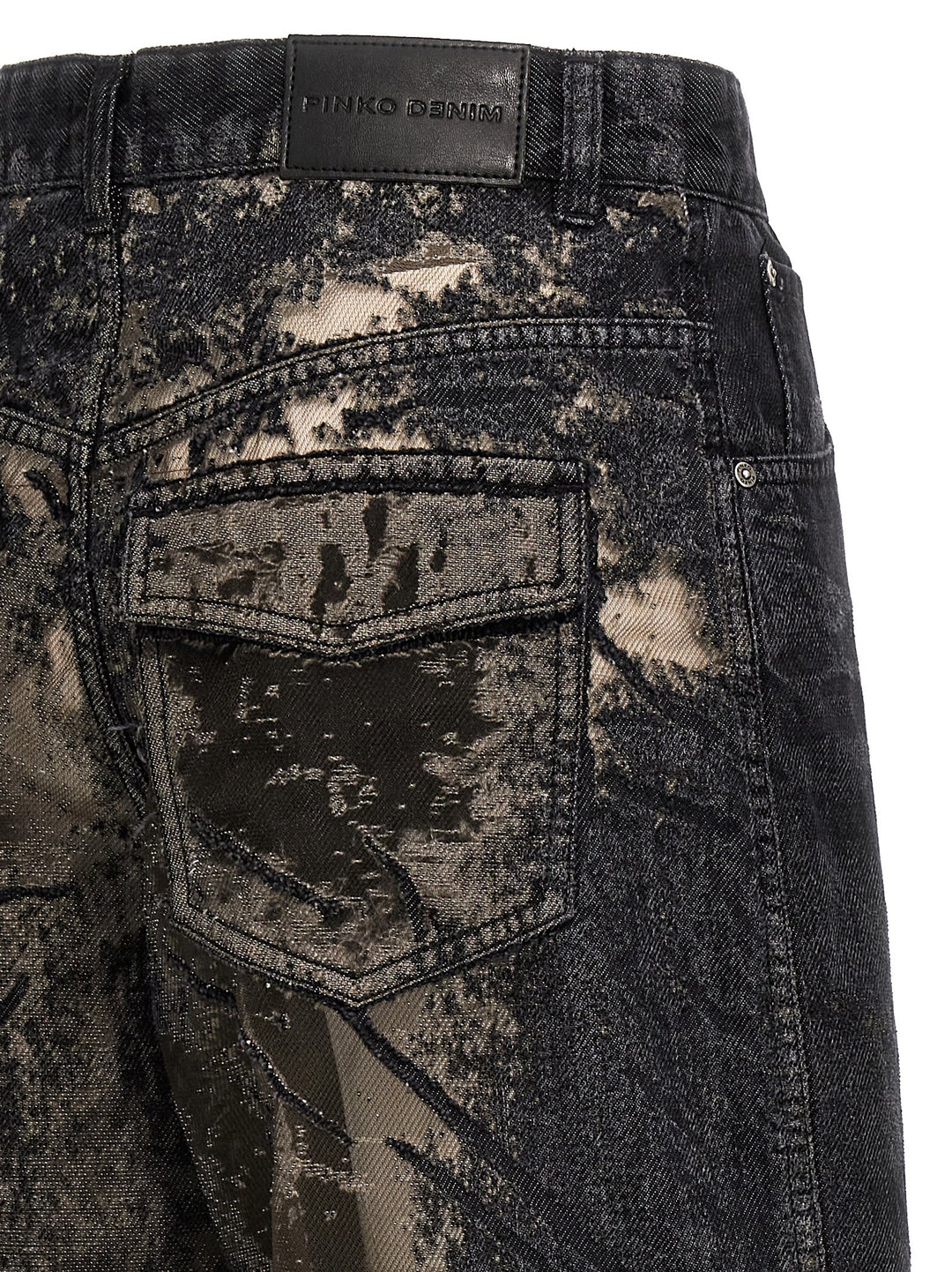 Cargo Denim Devorè Jeans Black