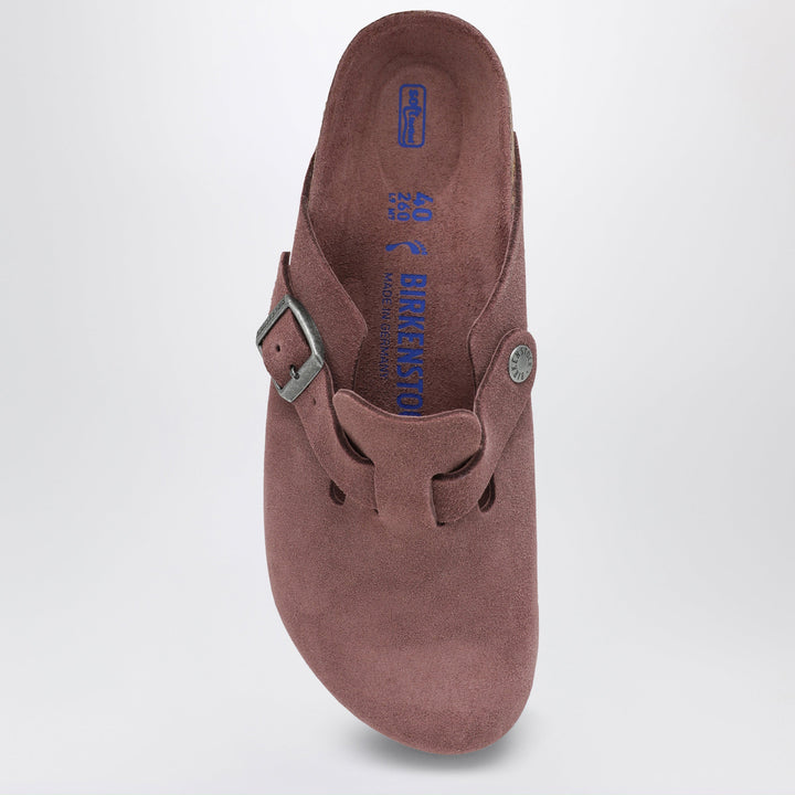 Birkenstock Zueco Boston Color Pimienta Suede