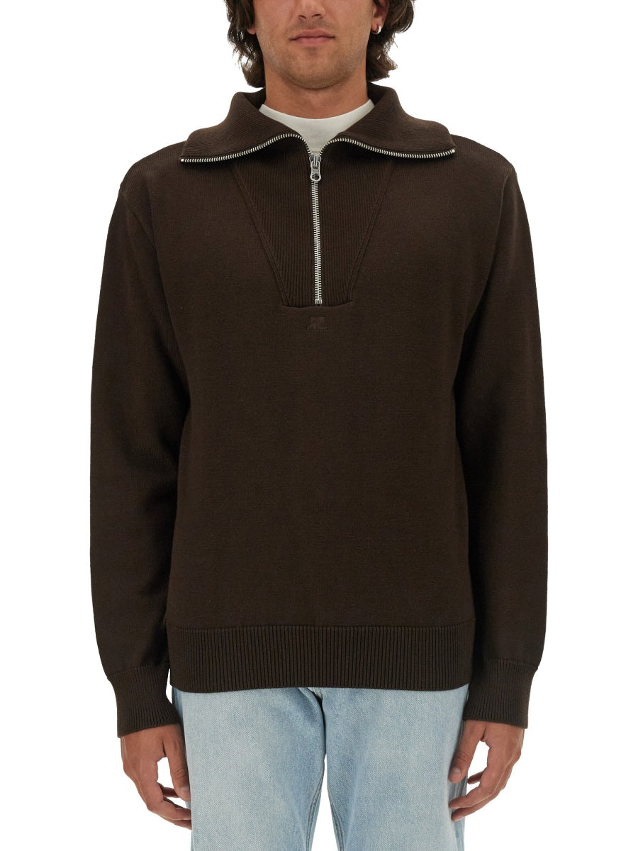 Courrèges Sweaters - Brown | Wanan Luxury