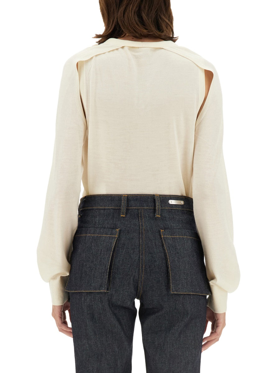 Helmut Lang Sweaters - White | Wanan Luxury
