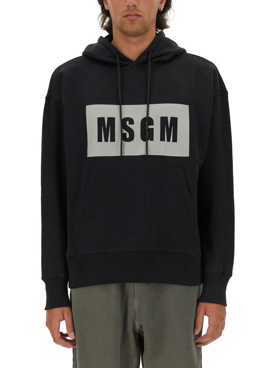 MSGM Sweatshirts - Black | Wanan Luxury
