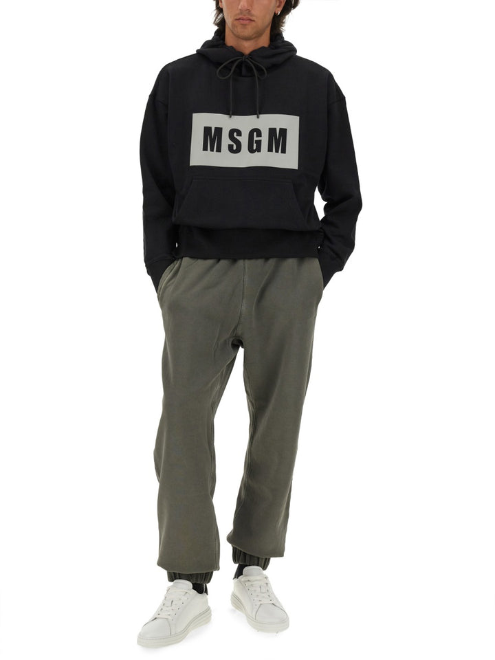 MSGM Sweatshirts - Black | Wanan Luxury