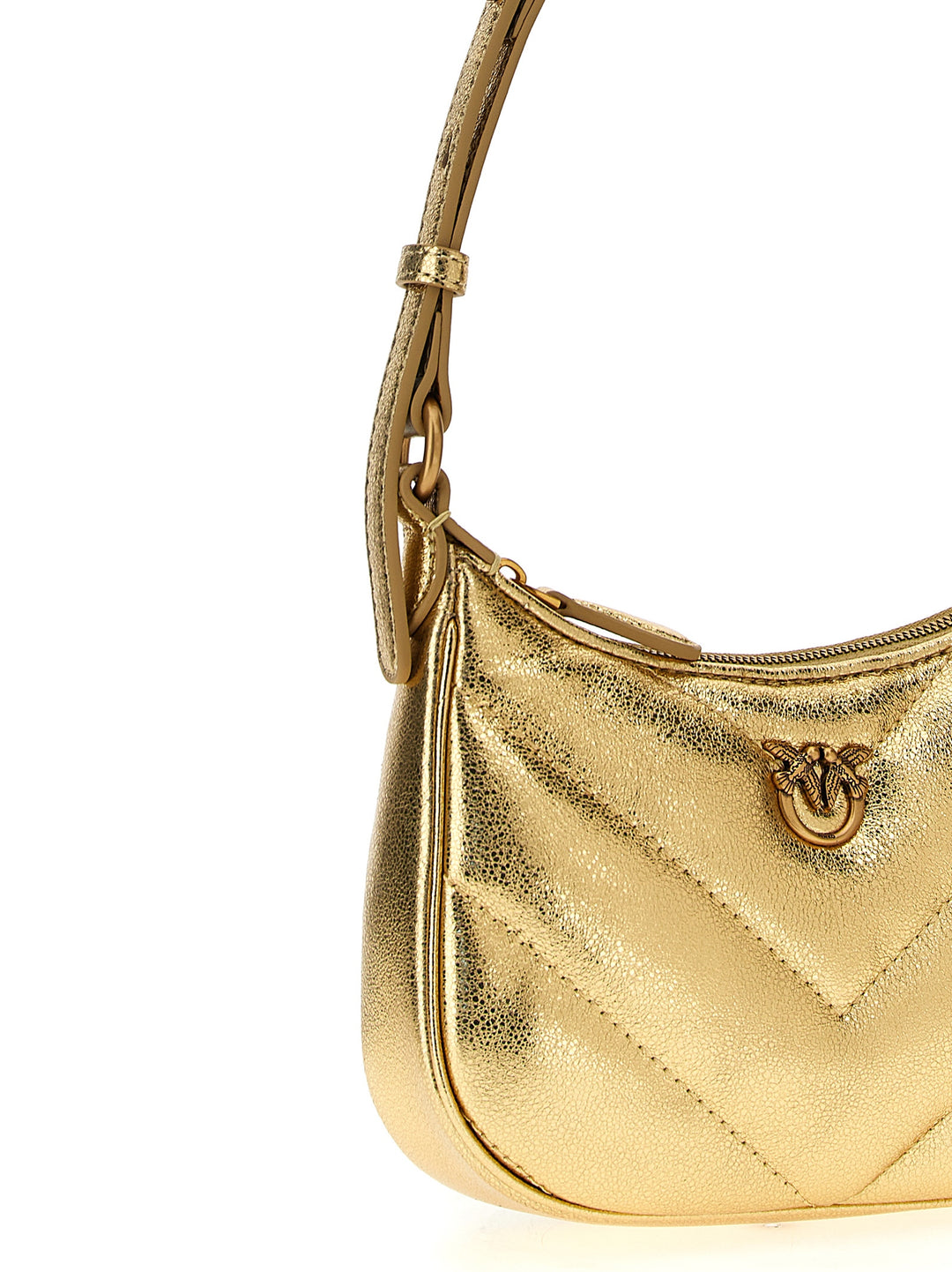 Halpf Moon Baby Shoulder Bags Gold