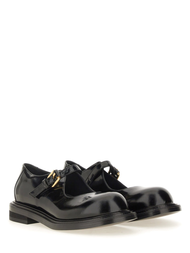 Moschino Flat Shoes - Black | Wanan Luxury