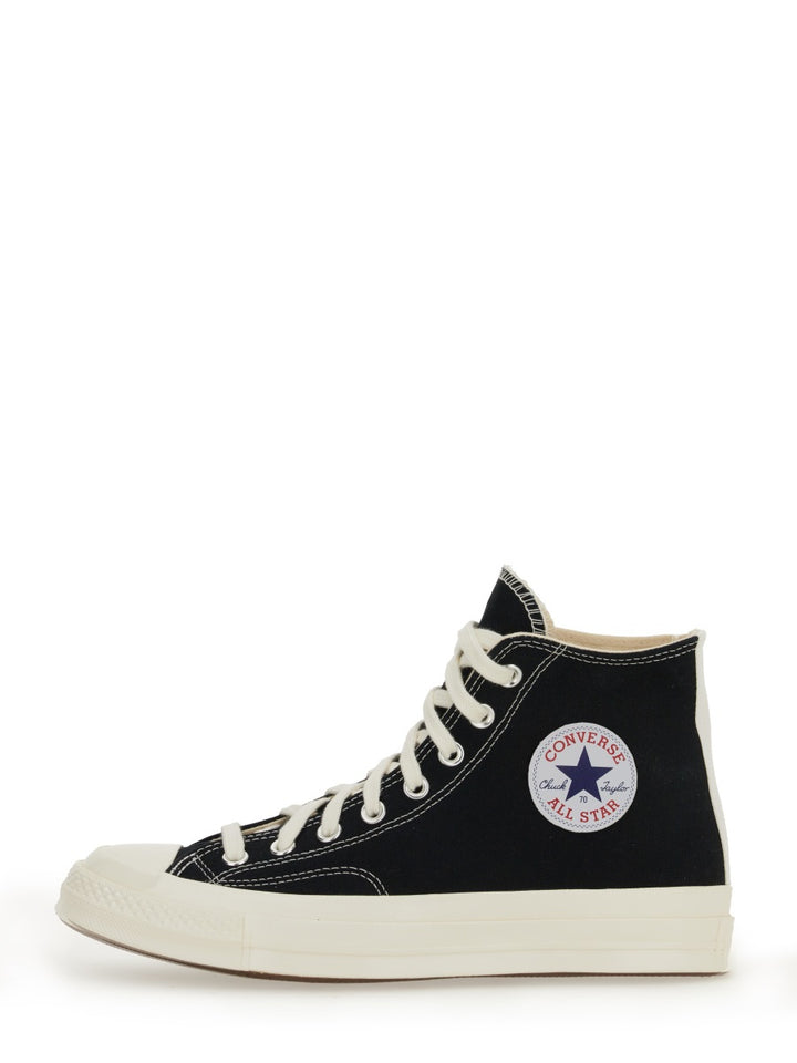 Comme Des Garçon Play x Converse Sneakers - Black | Wanan Luxury