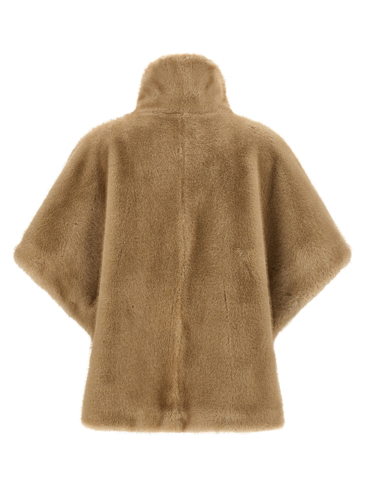 Pinko Comodino Fur - Beige | 127cec92b6f54acc4c547b0cd23c571a05b7b96b