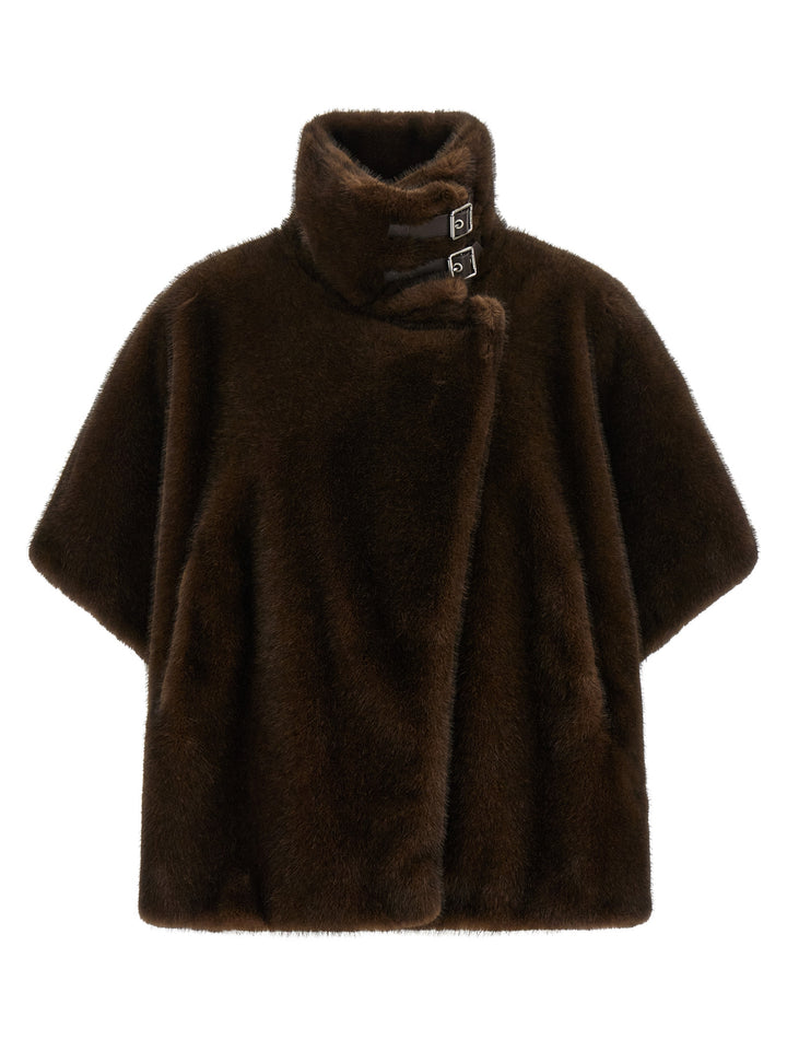 Pinko Comodino Fur - Brown | ca2f803673bea2385b7799e62c57204c4df8f950