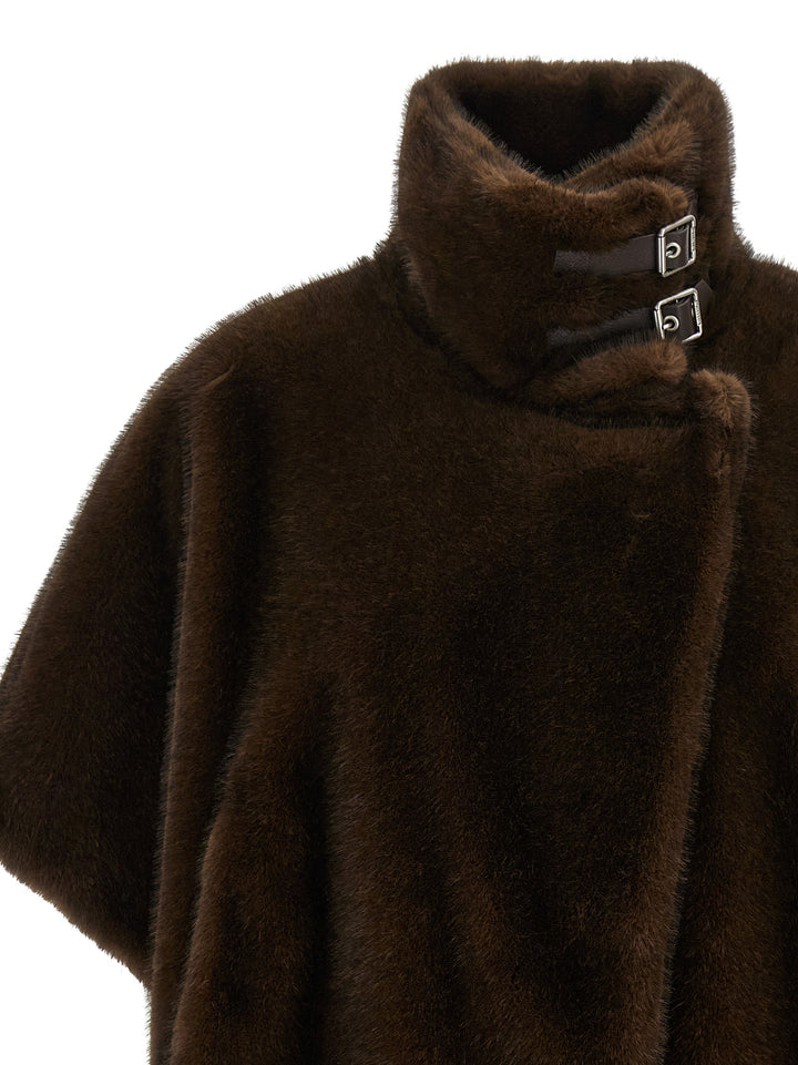 Pinko Comodino Fur - Brown | 8fb54369402574a34f815ec45513a2d8fc1e303e