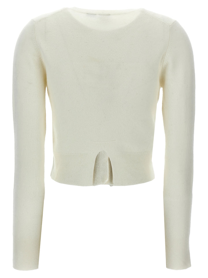 Carattere Sweater, Cardigans White