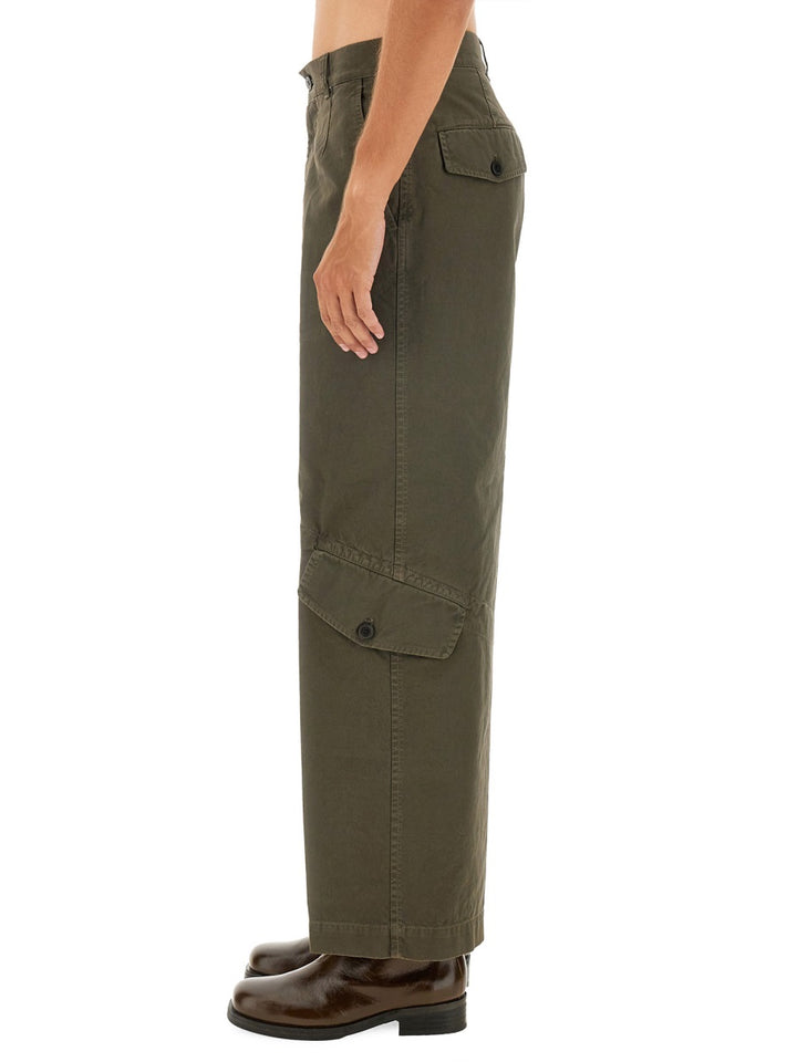 Dries Van Noten Pants - Military Green | 52a10d7efa0aa45a896f14e38fb10d1ef0f73ab5