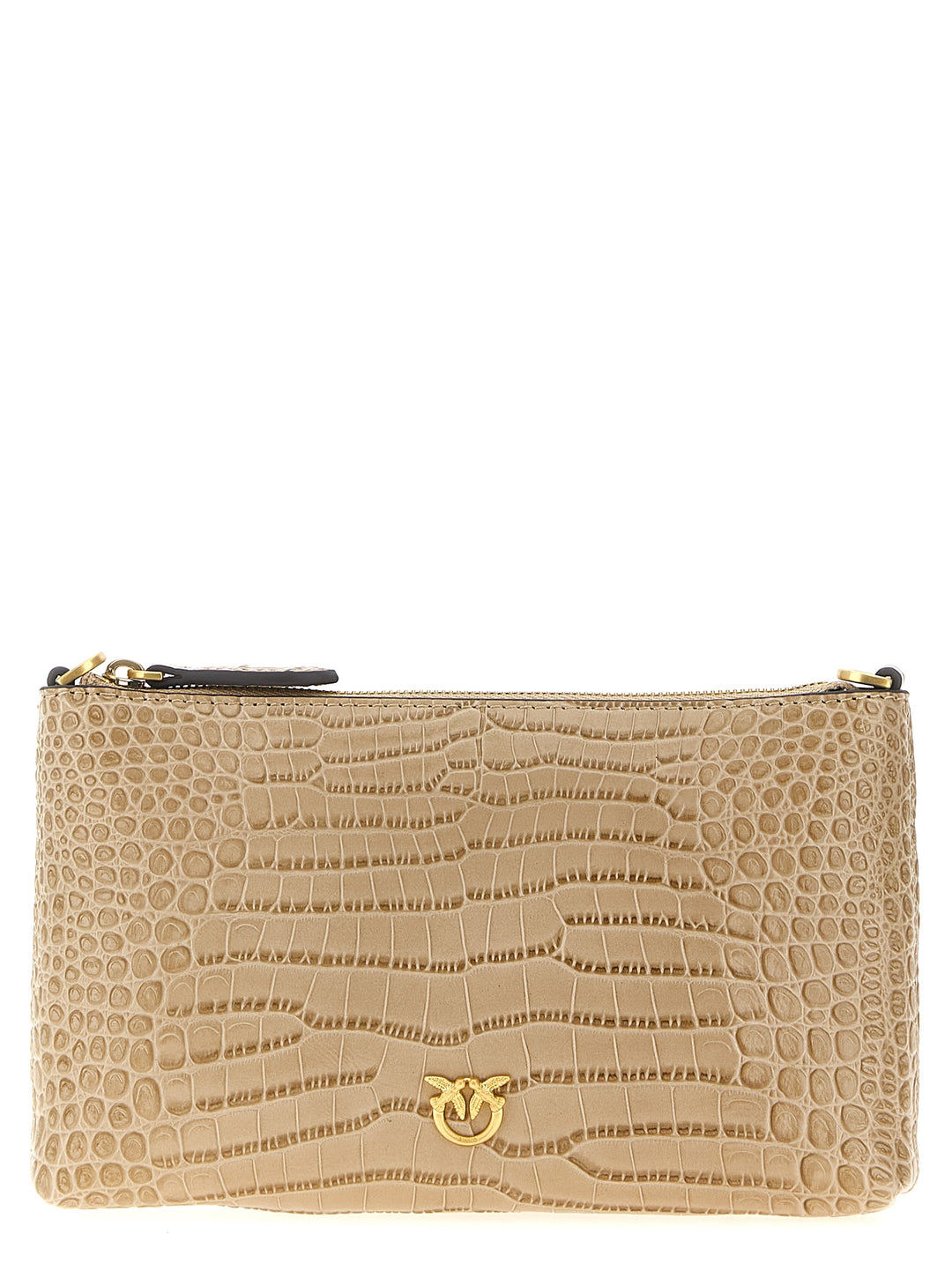 Pinko Flat Horizontal Crossbody Bags - Beige | e7e63d46d4a3927983aa012161ff46f71098650d