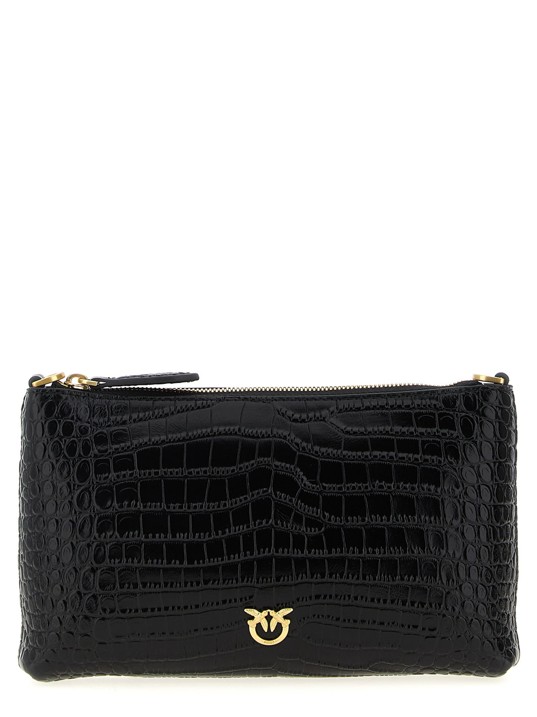 Pinko Flat Horizontal Crossbody Bags - Black | 50fd6e7354fcef5640b89b0a9a01215f8fa9f89c