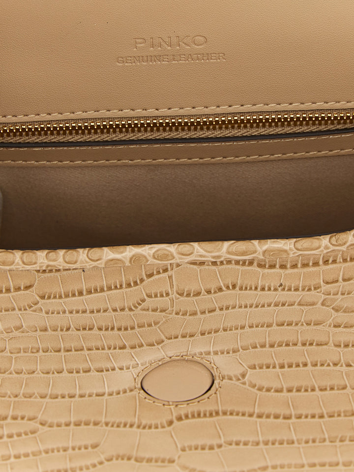 Pinko Love Bag Box Shoulder Bags - Beige | 9fb36d1036dc2243baa04134524e707f04deb046