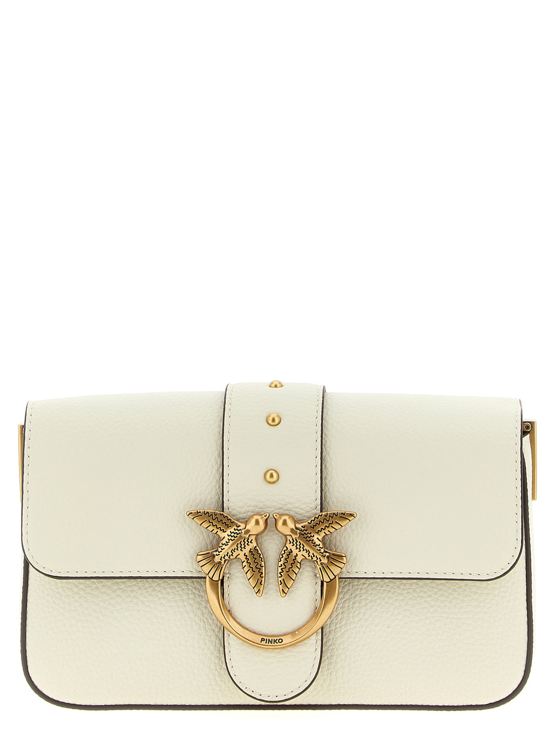 Pinko Love One Mini Crossbody Bags - White | 5696b6af8772b304247d8b960280c5bda79d2a78