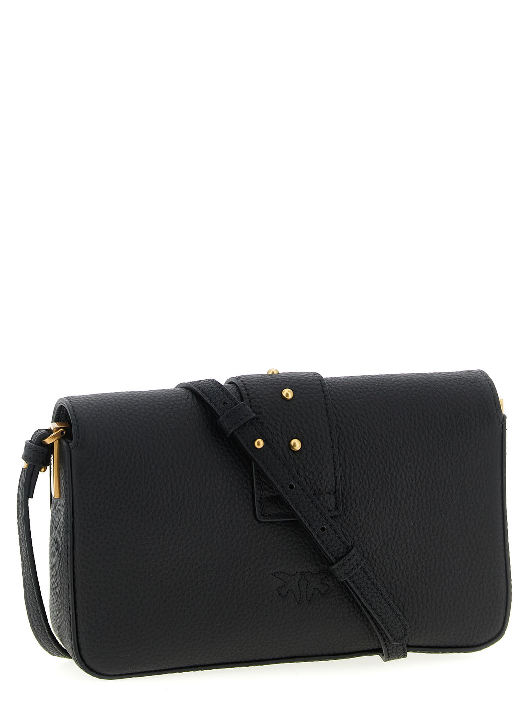 Pinko Love One Mini Crossbody Bags - Black | 759f24f8109bc56ec6333b645238e034b029ccbd