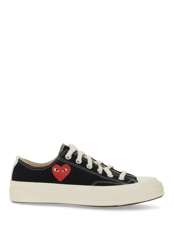 Comme Des Garçon Play x Converse Sneakers - Black | Wanan Luxury