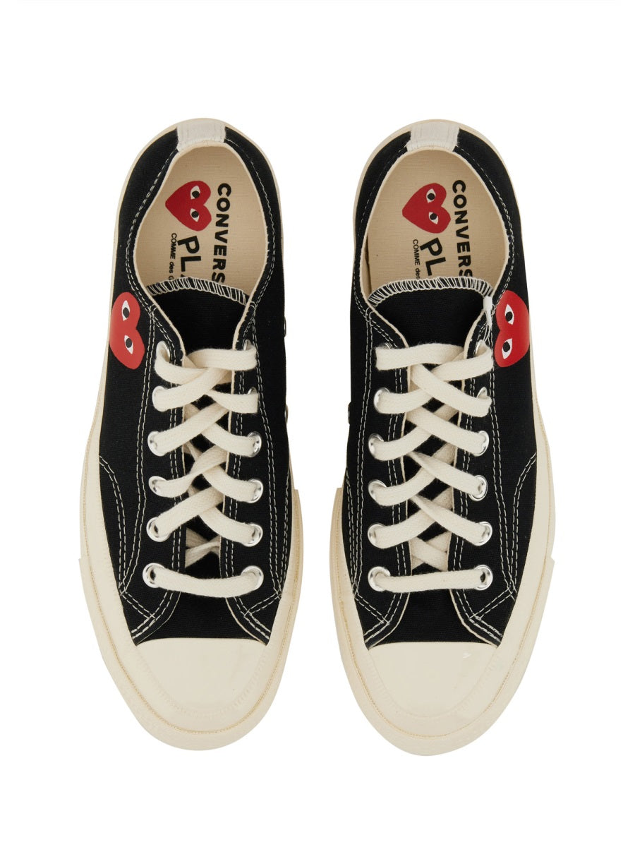 Comme Des Garçon Play x Converse Sneakers - Black | Wanan Luxury