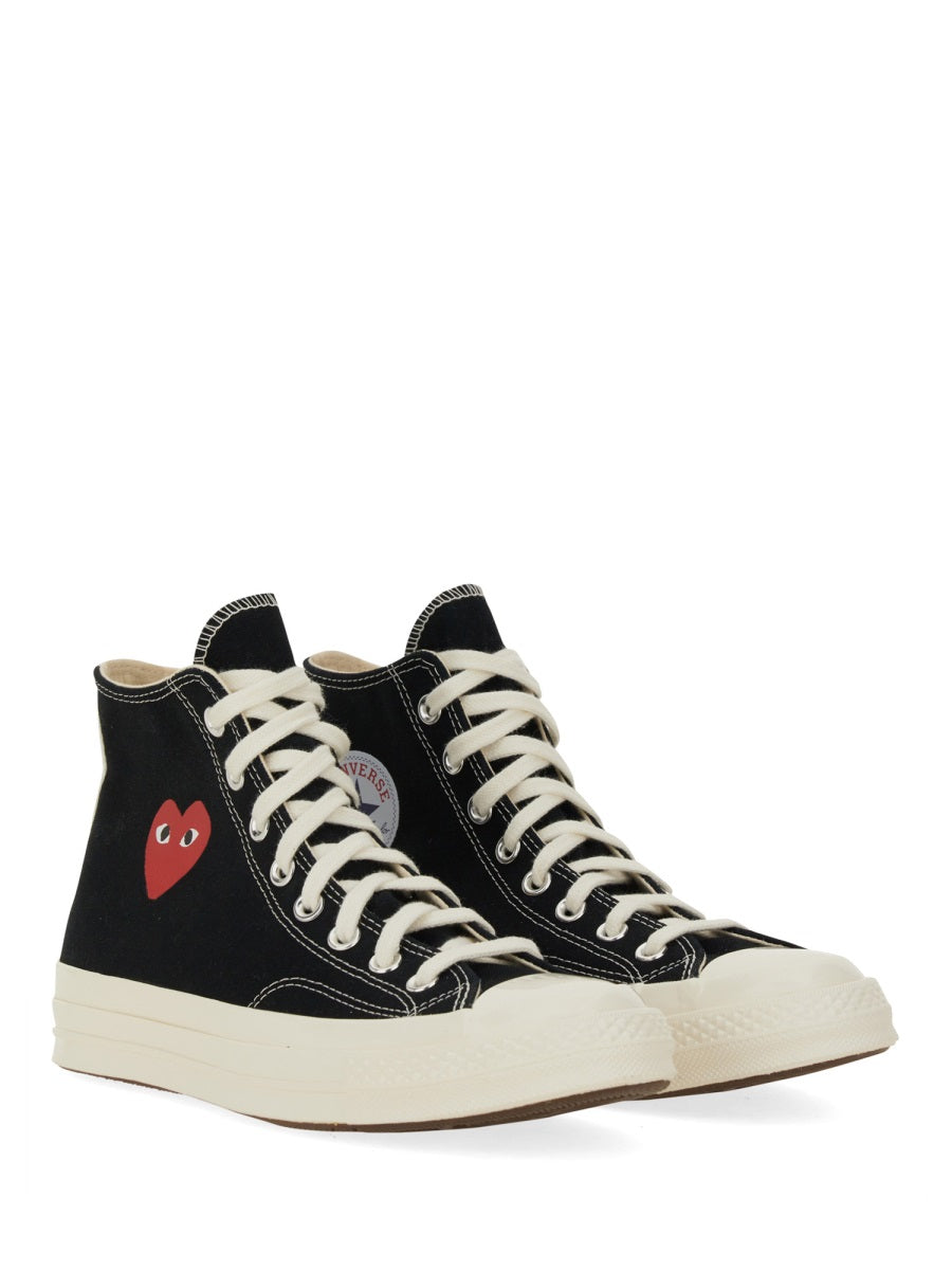 Comme Des Garçon Play x Converse Sneakers - Black | Wanan Luxury