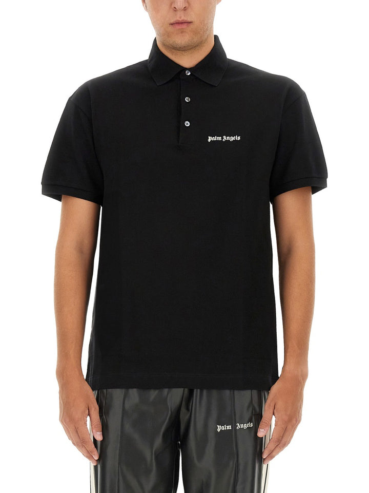 Palm Angels Polo - Black | Wanan Luxury