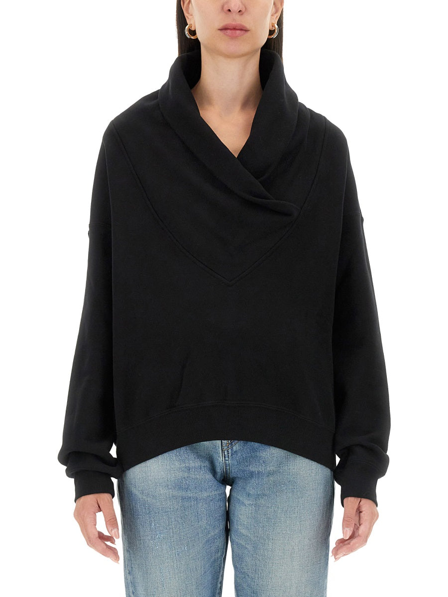 Saint Laurent Sweatshirts - Black | a7ac1c64eb7000bec5cf41777b266a1842ae7e6c