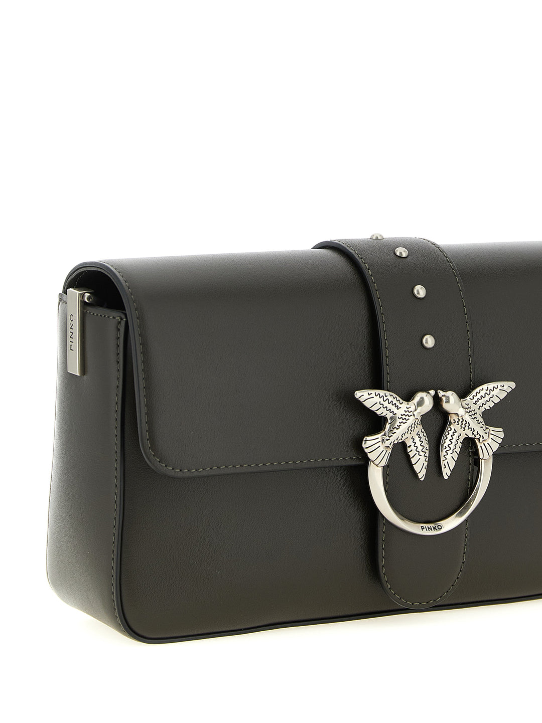 Pinko Love Slouchy Classic Shoulder Bags - Green | 6197f7a7bf5475300a36a55fa09cdd2419e4d69e